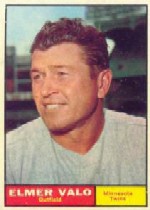 1961 Topps Baseball Cards      186     Elmer Valo
